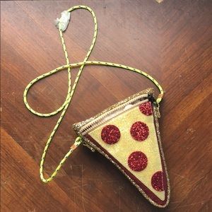 Glitter Pizza Purse